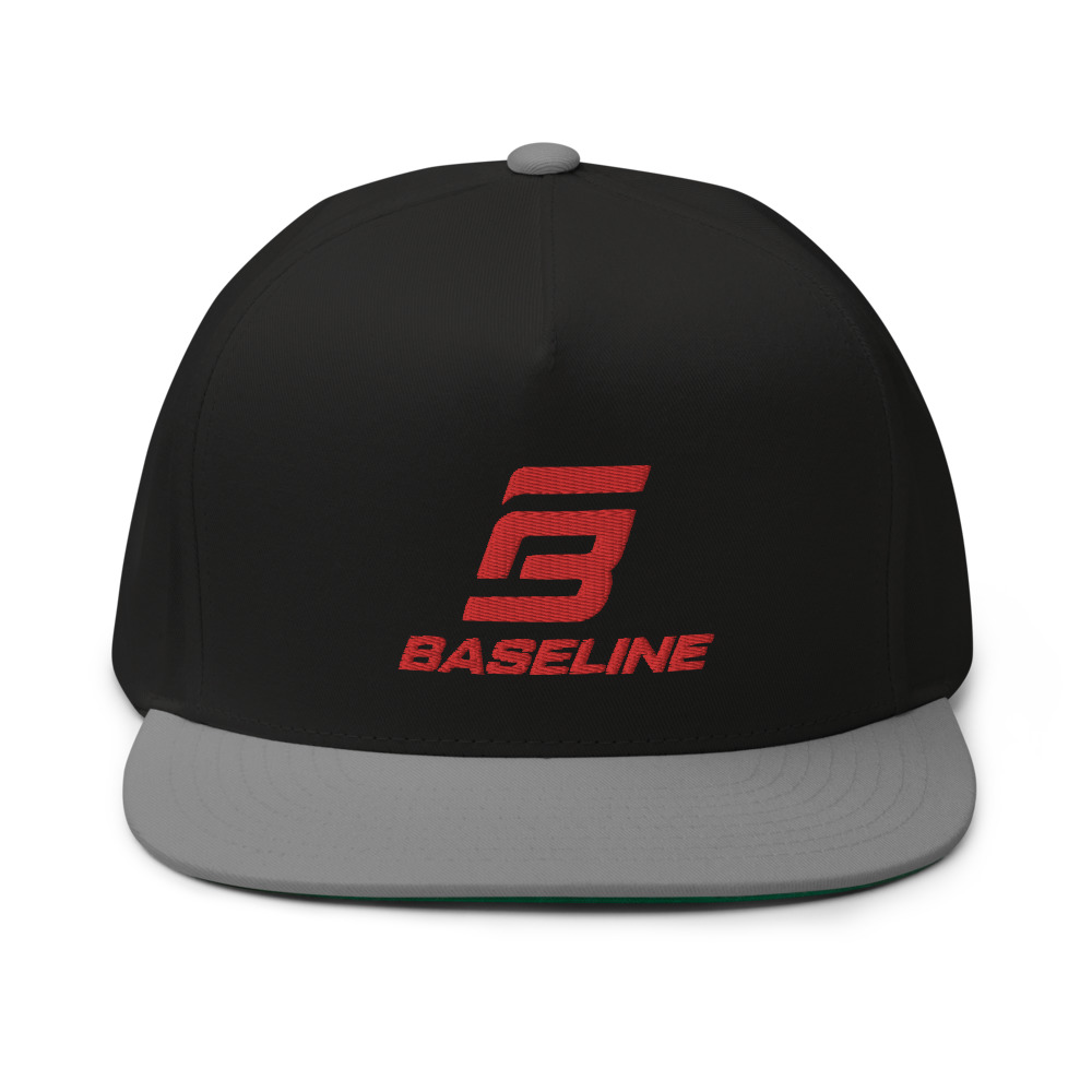 Baseline Sports V#2 Hat, Red Logo