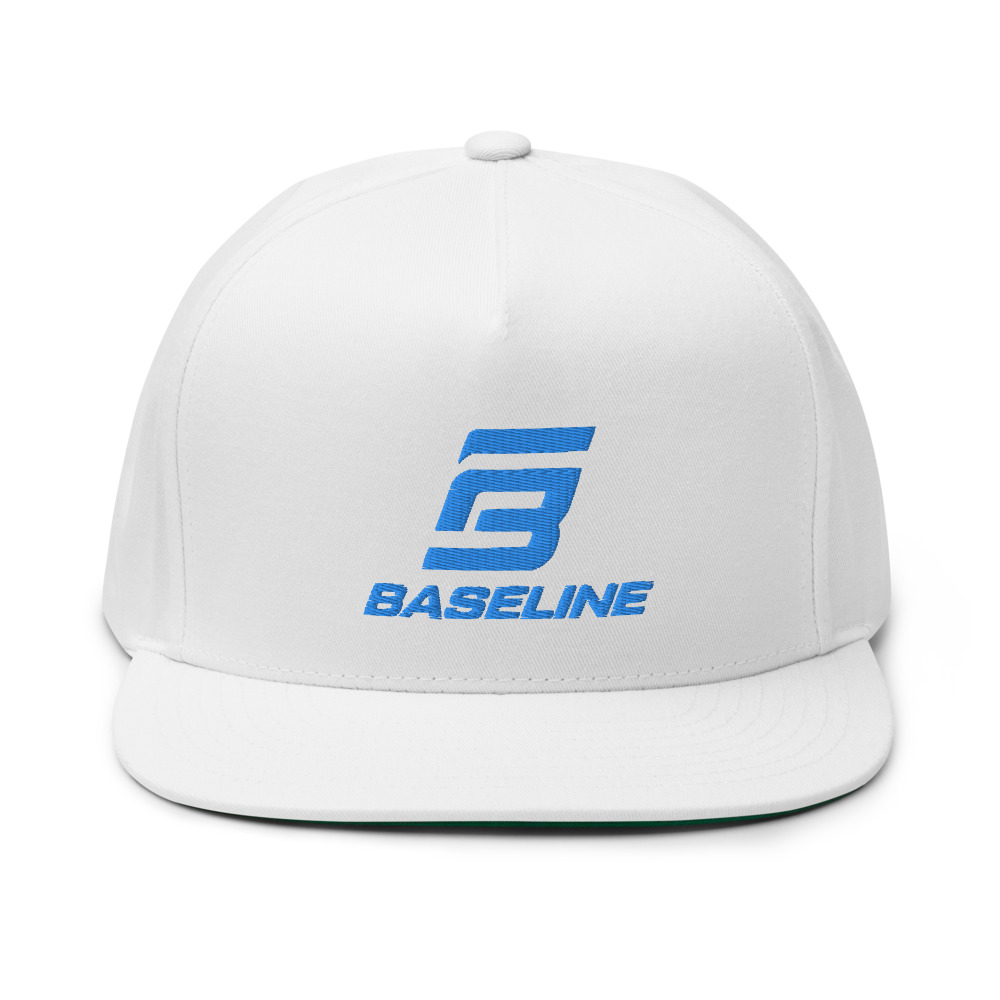Baseline Sports V#2 Hat, Blue Logo