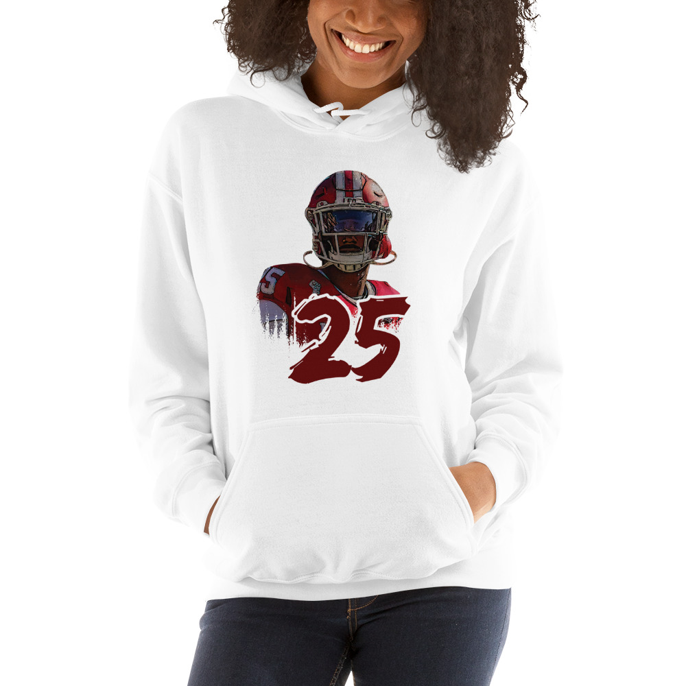 "25" by Deland McCullough Hoodie