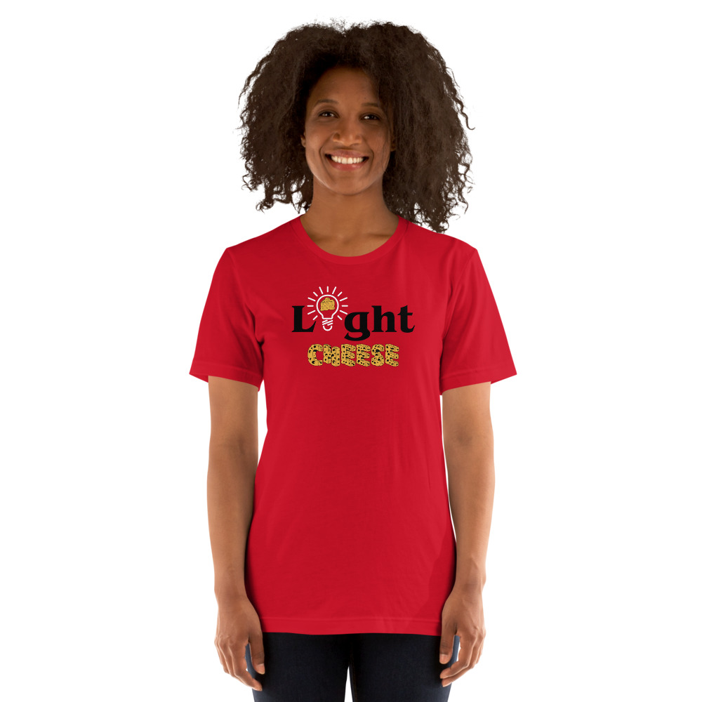 Lightcheese OG by Larry Moreno Men's T-Shirt, Black Logo