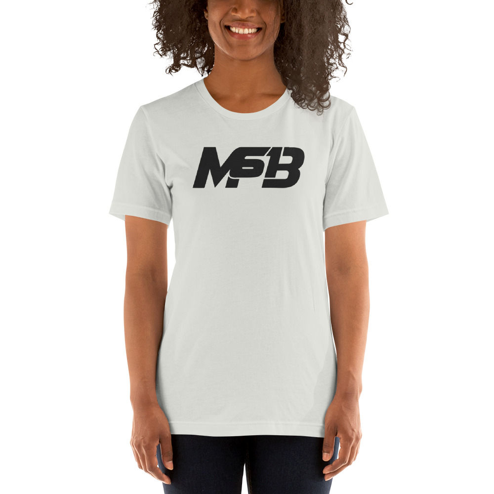 "MB61" by Michaela Boyle Women's T-Shirt, Black Log