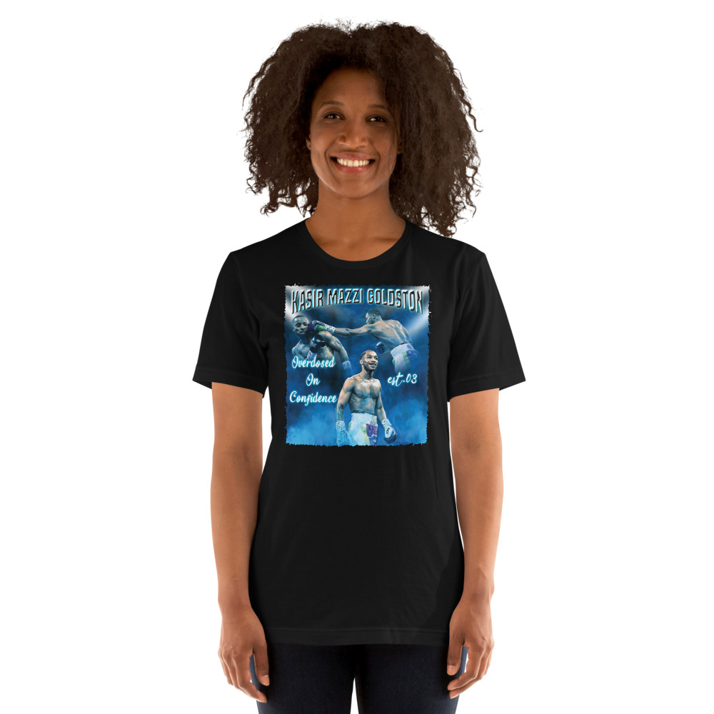 Overdosed on Confidence by Kasir Goldston T-Shirt