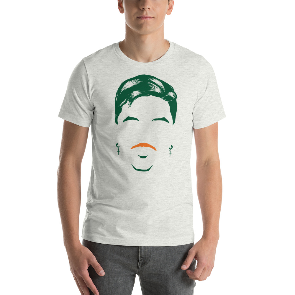 LIMITED EDITION Andy Borregales Men's T-Shirt, Green and Orange Logo