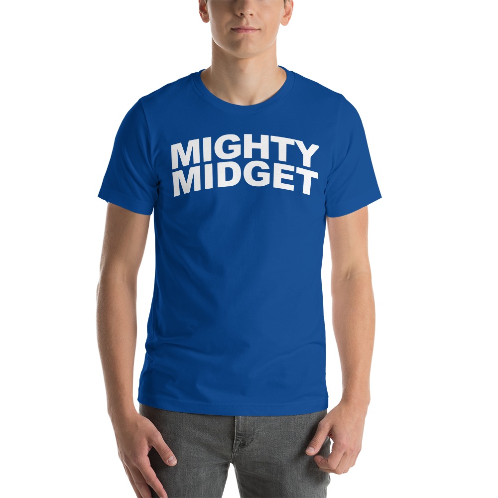 Mighty Midget by Tramaine Williams T-shirt, White Logo