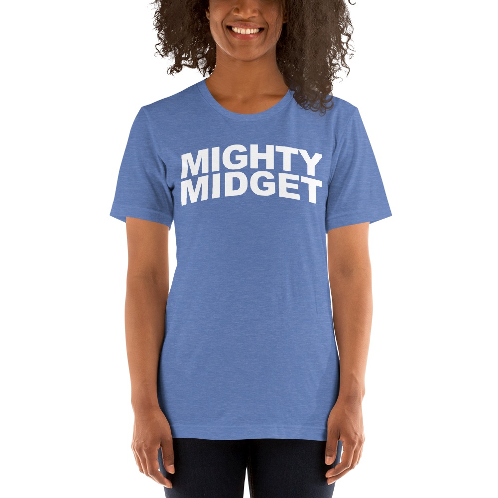 Mighty Midget by Tramaine Williams T-shirt, White Logo