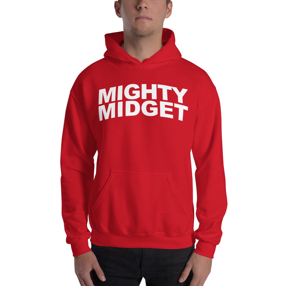 Mighty Midget by Tramaine Williams Hoodie, White Logo