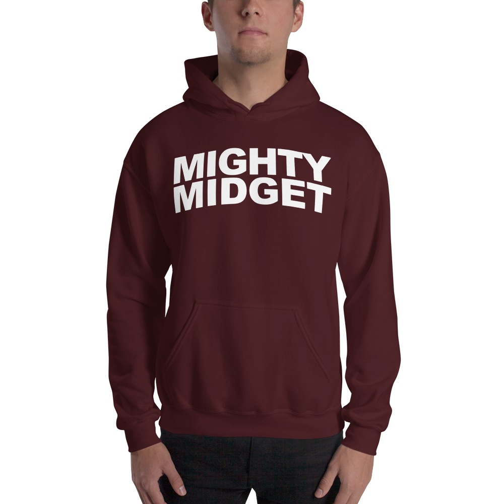 Mighty Midget by Tramaine Williams Hoodie, White Logo