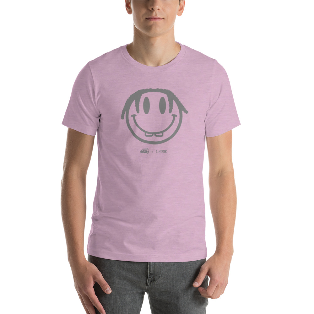 A Hook by MAWI, AG Smiley, Grey Men’s Tee on MILLIONS A Hook by MAWI, AG Smiley, Grey Men’s Tee