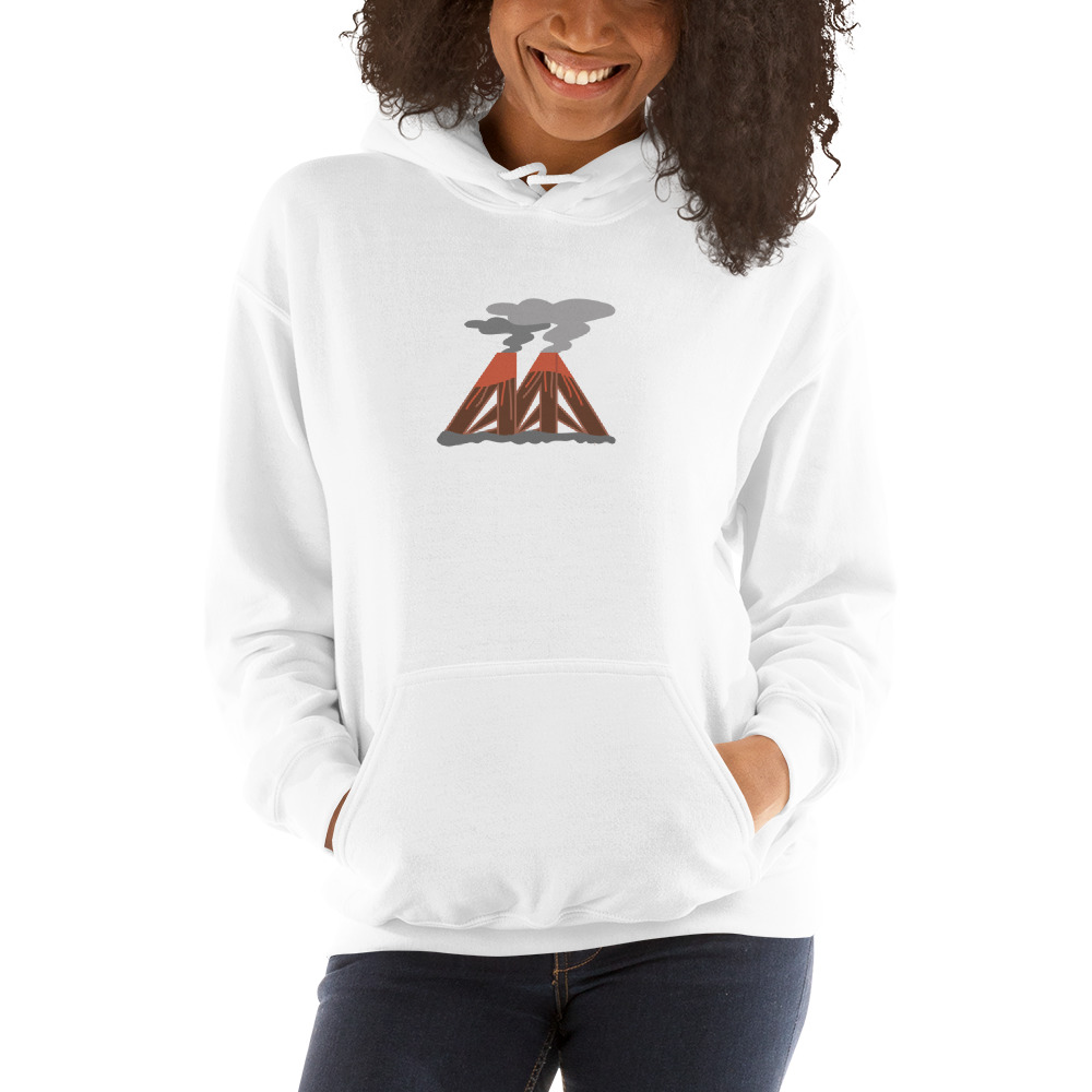 Marcelo Arévalo by MAWI, 'Volcano' Hoodie