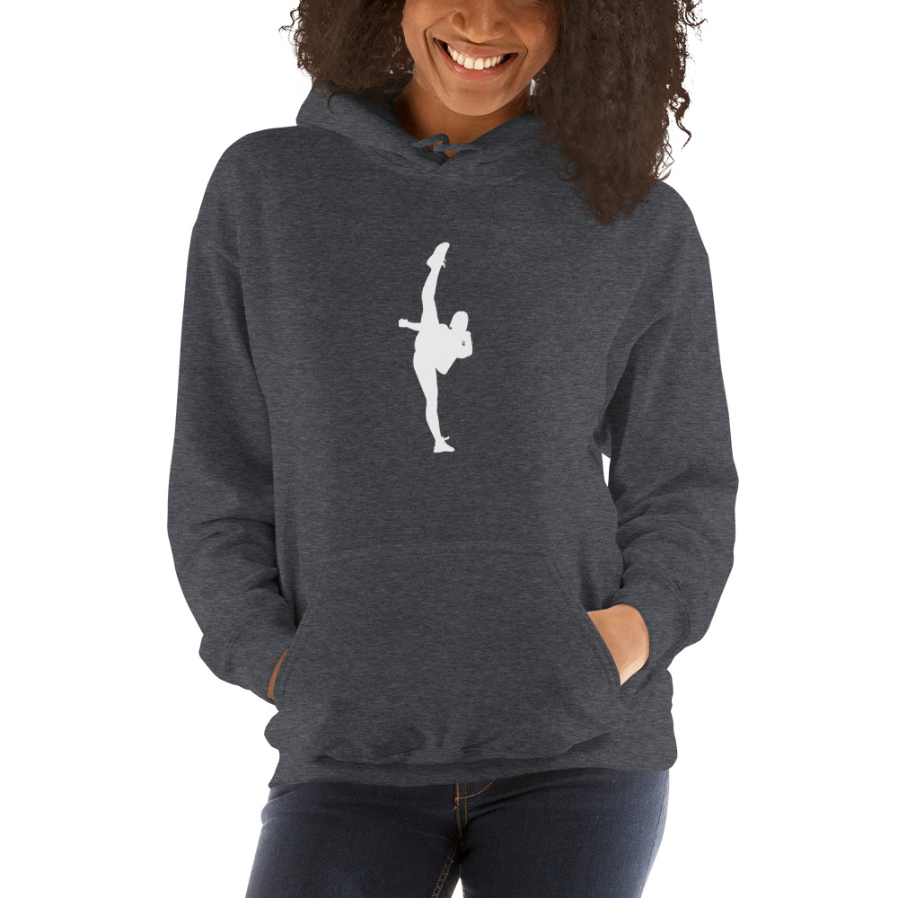 "Michelle Silhouette" by Michelle Waterson - Hoodie, White Logo