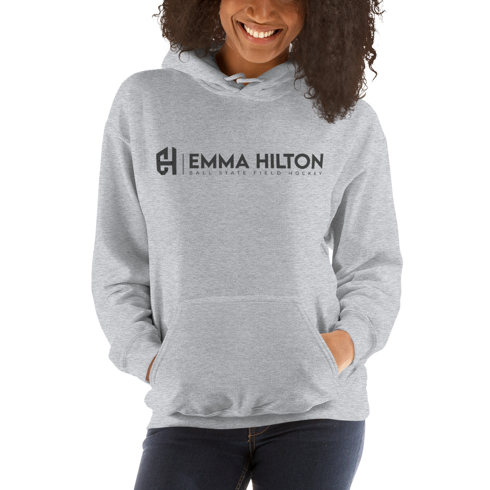 Emma Hilton Hoodie, Dark Logo