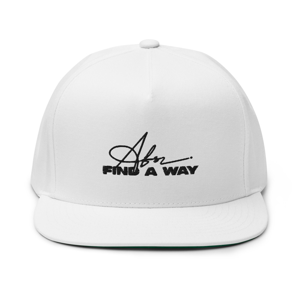 "A for Find A Way" by Andrew Sweitzer - Hat, Black Logo