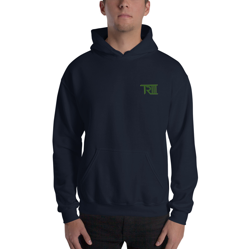 Thomas Reed "TR III" - Hoodie, Green Mini Logo on MILLIONS Thomas Reed "TR III" - Hoodie, Green Mini Logo