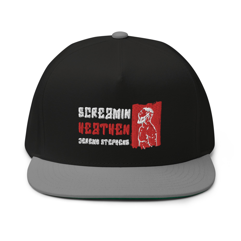 Screamin Heathen II by Jeremy Stephens Hat, White Logo on MILLIONS Screamin Heathen II by Jeremy Stephens Hat, White Logo