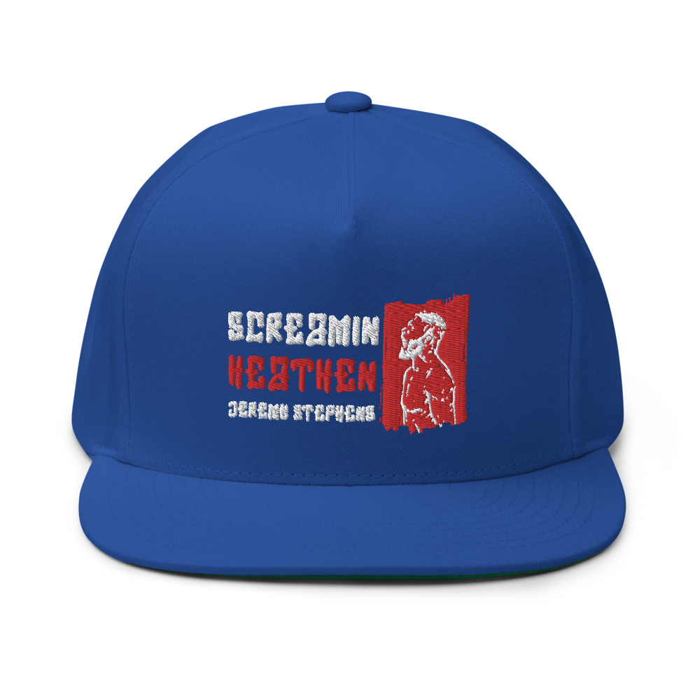 Screamin Heathen II by Jeremy Stephens Hat, White Logo on MILLIONS Screamin Heathen II by Jeremy Stephens Hat, White Logo