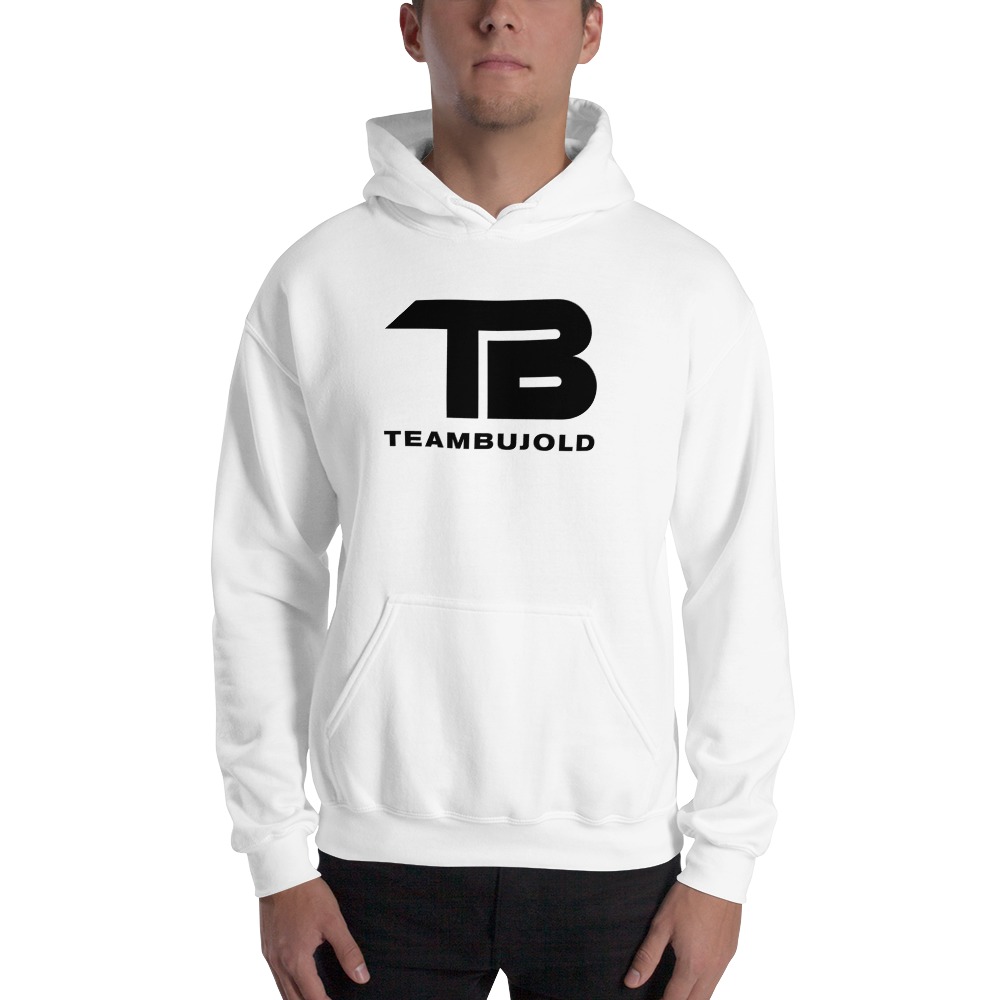 Team Bujold Men's Hoodie, All Black Logo