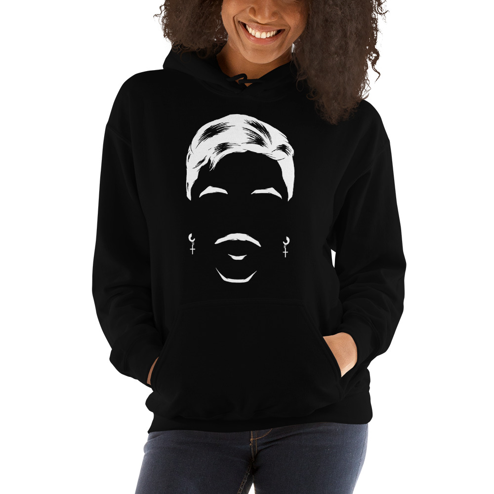 LIMITED EDITION Andy Borregales Hoodie, White Logo