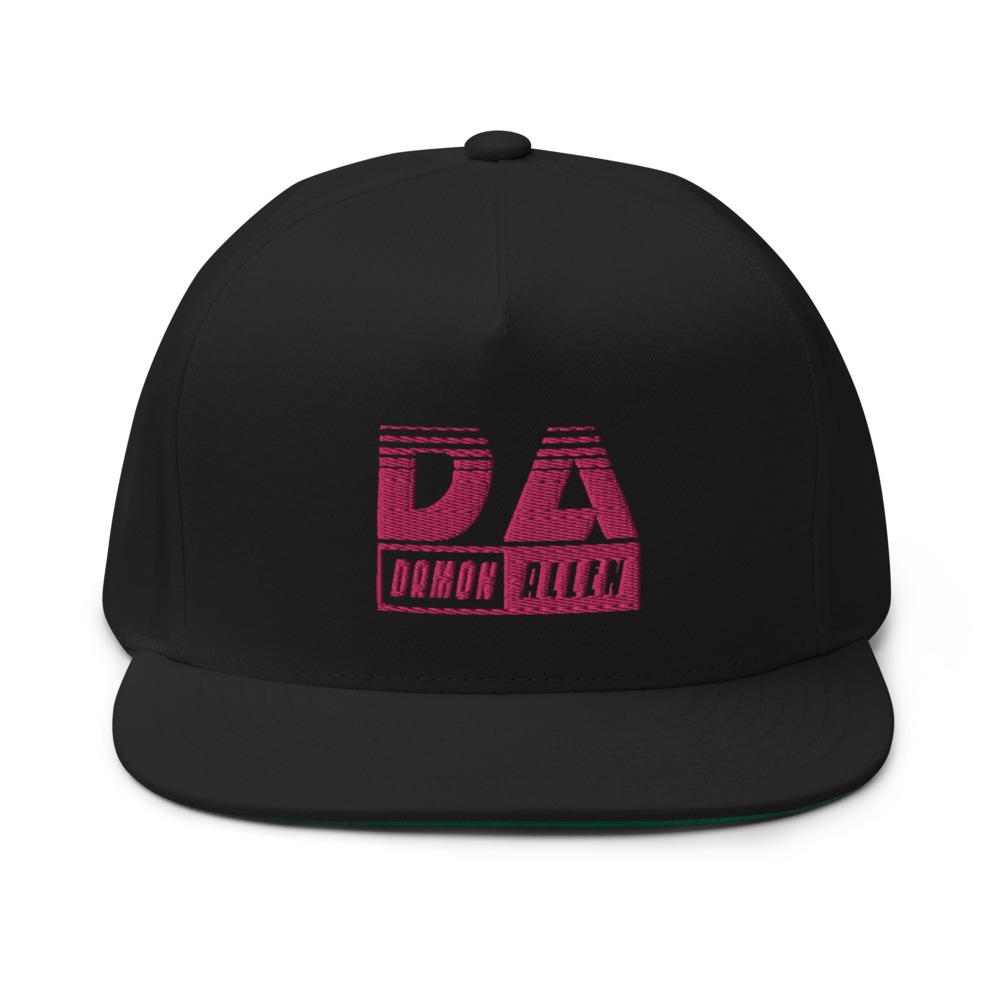 Damon Allen Hat, Dark Logo with Red