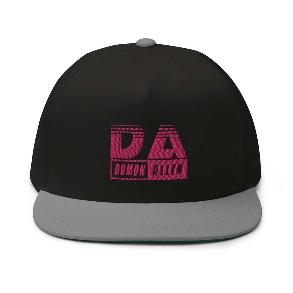 Damon Allen Hat, Dark Logo with Red