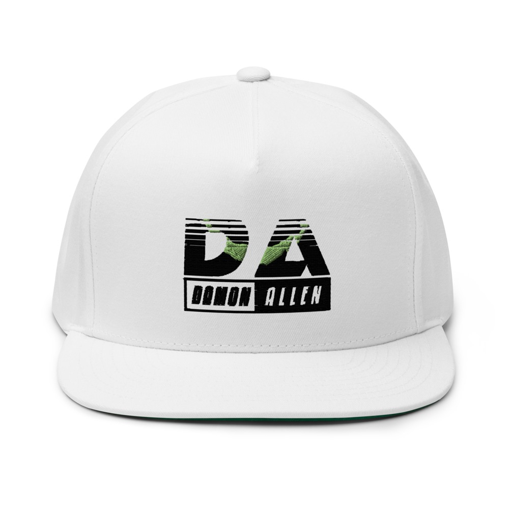 Damon Allen Hat, Dark Logo with Green
