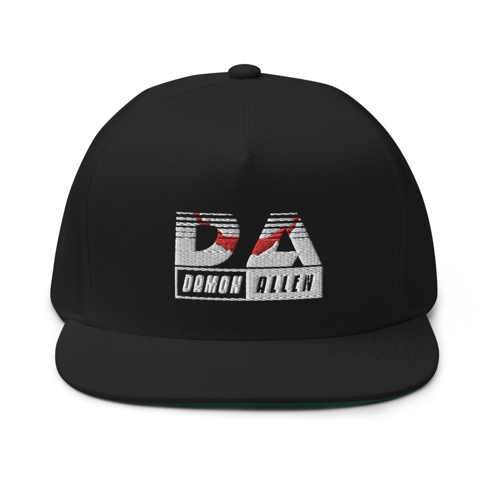 Damon Allen Hat, Light Logo with Red
