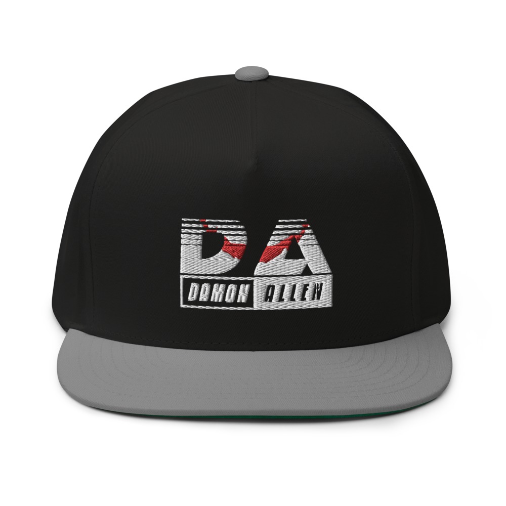 Damon Allen Hat, Light Logo with Red
