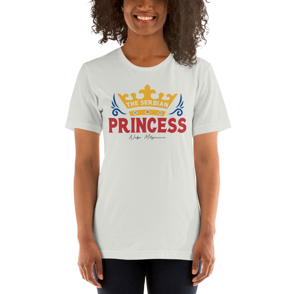 The Serbian Princess Nadja Milijancevic T-Shirt, Black Logo
