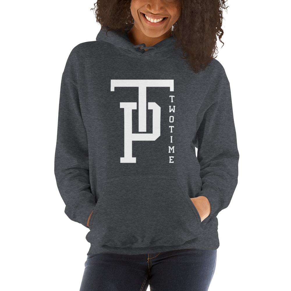 "TwoTime" by Taylor Powell - Hoodie, White Logo