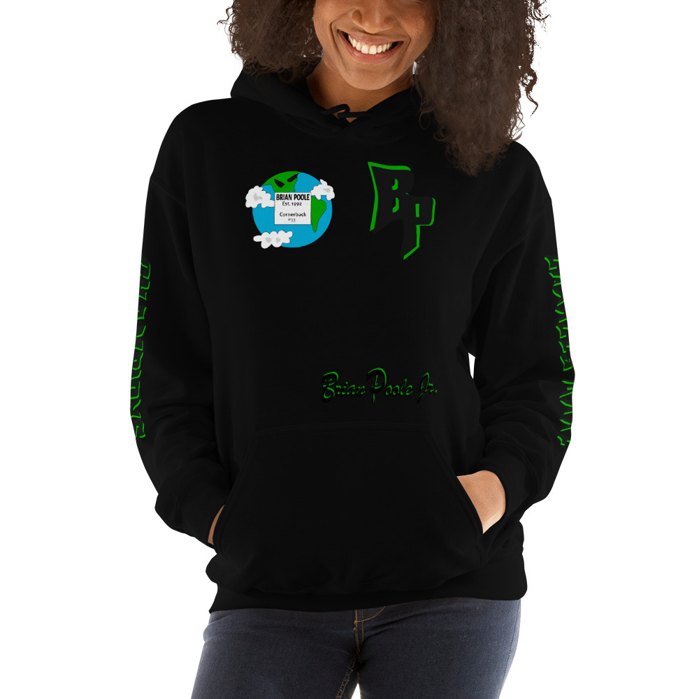 Brian Poole Jr. "The World Is Yours" by MAWI, Hoodie, Black
