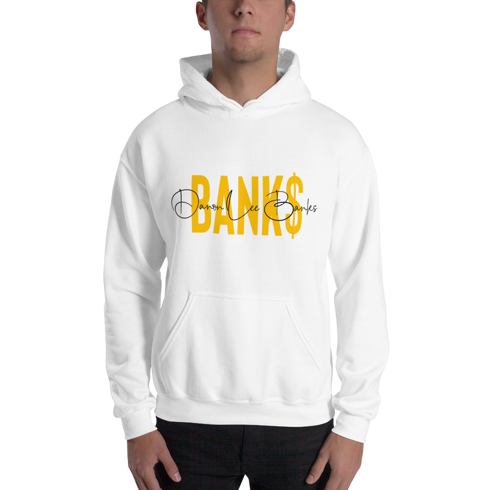 "Banks" by Davon Danks - Hoodie, Black Logo