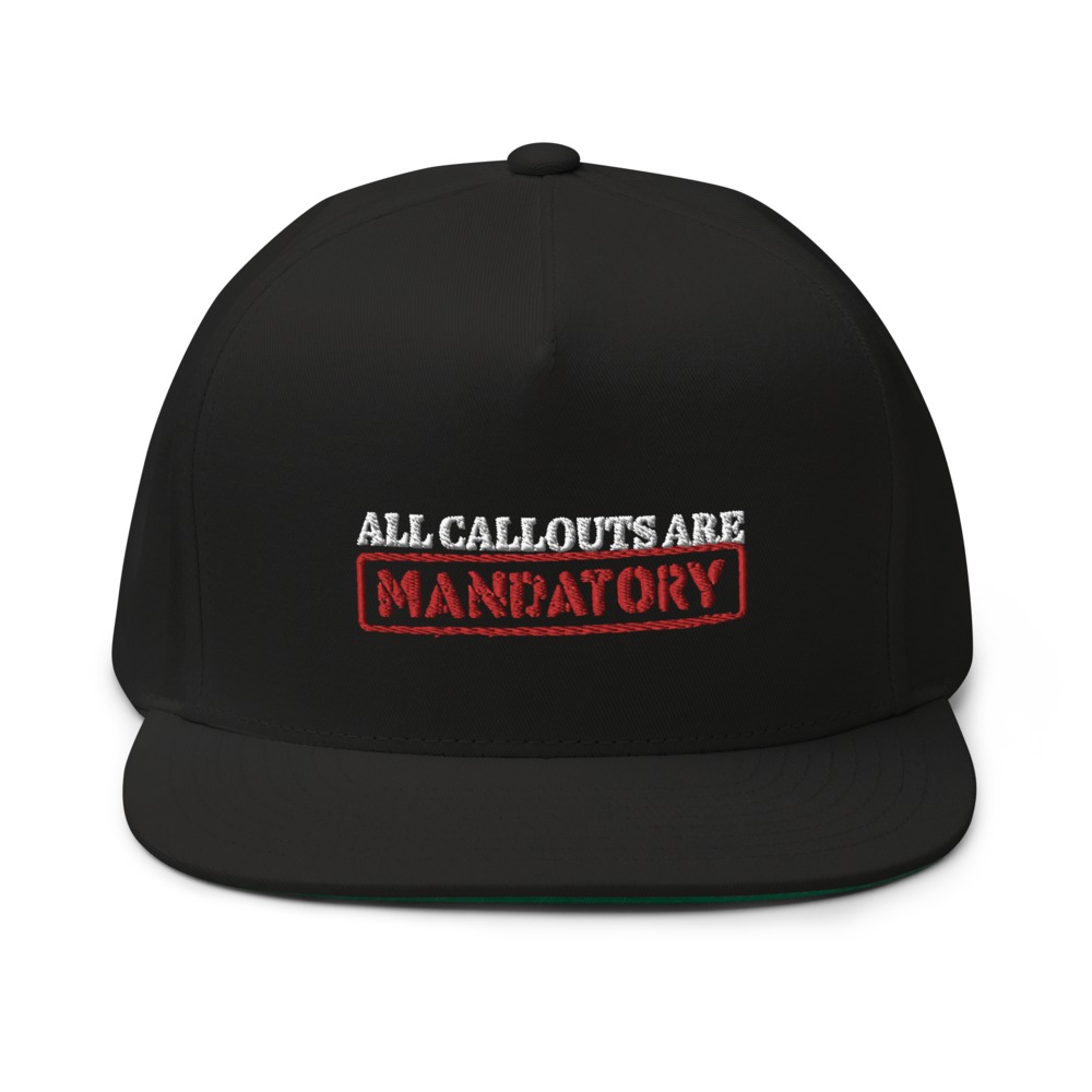 All Callouts Are Mandatory by David Sparks, Hat, White Logo