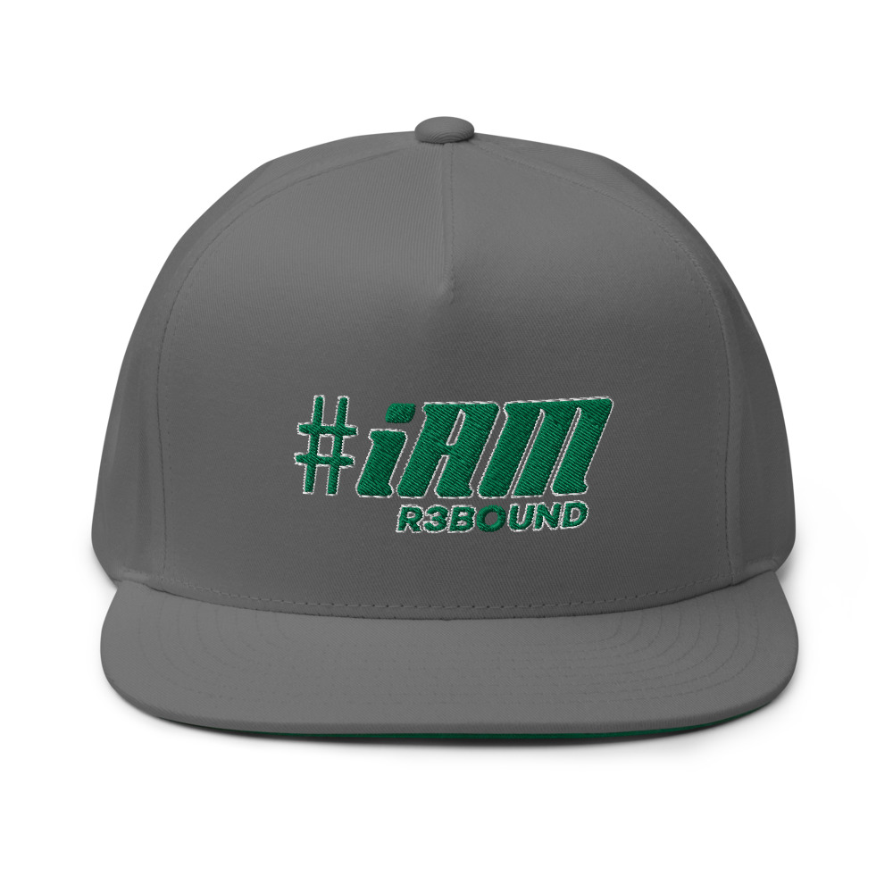  #iAM R3BOUND by Trudy Walker Hat, Green Logo