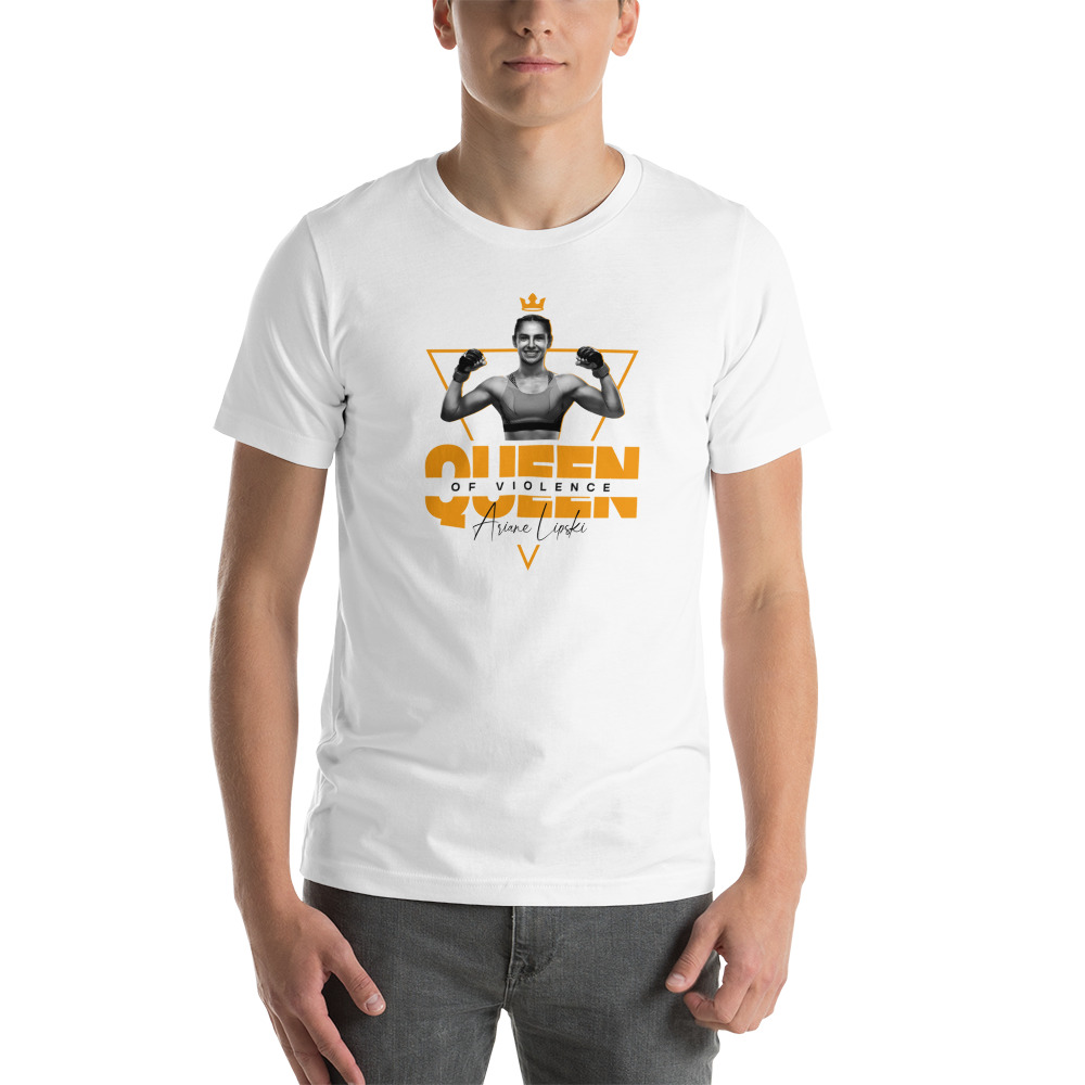 Queen of Violence Ariane Lipski T-Shirt, Black Logo