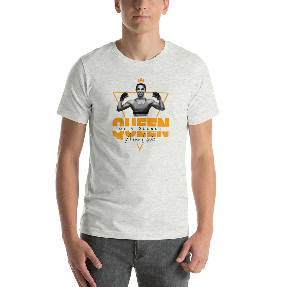 Queen of Violence Ariane Lipski T-Shirt, Black Logo