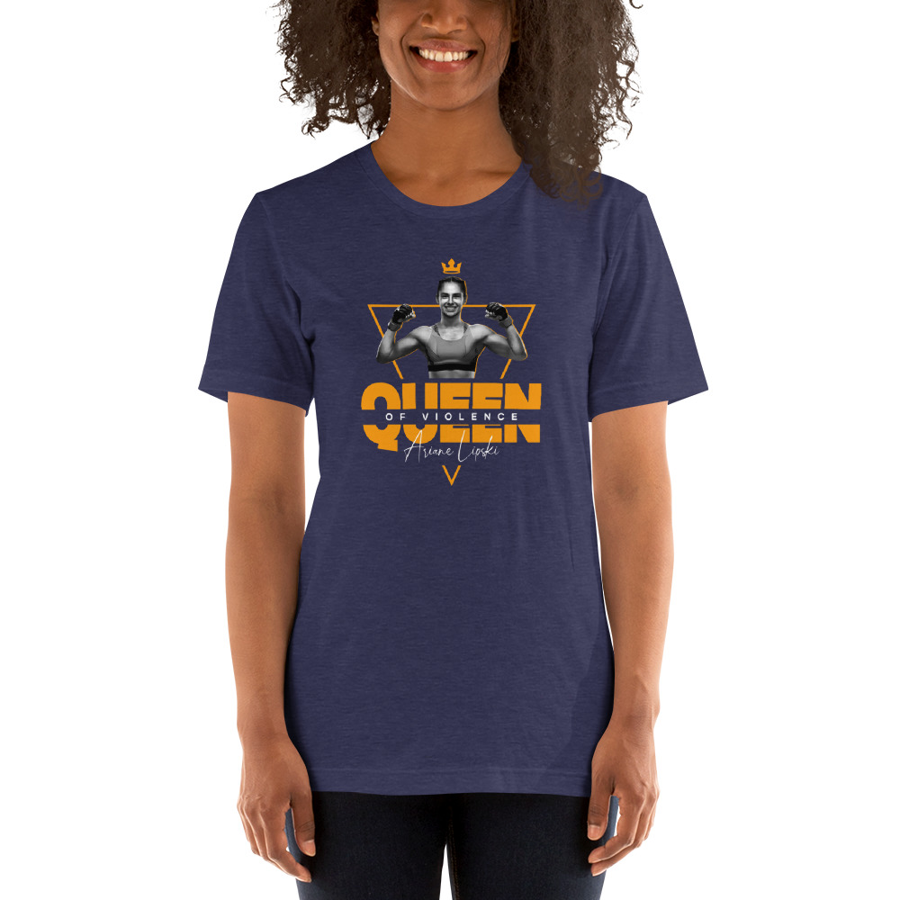 Queen of Violence Ariane Lipski T-Shirt, White Logo