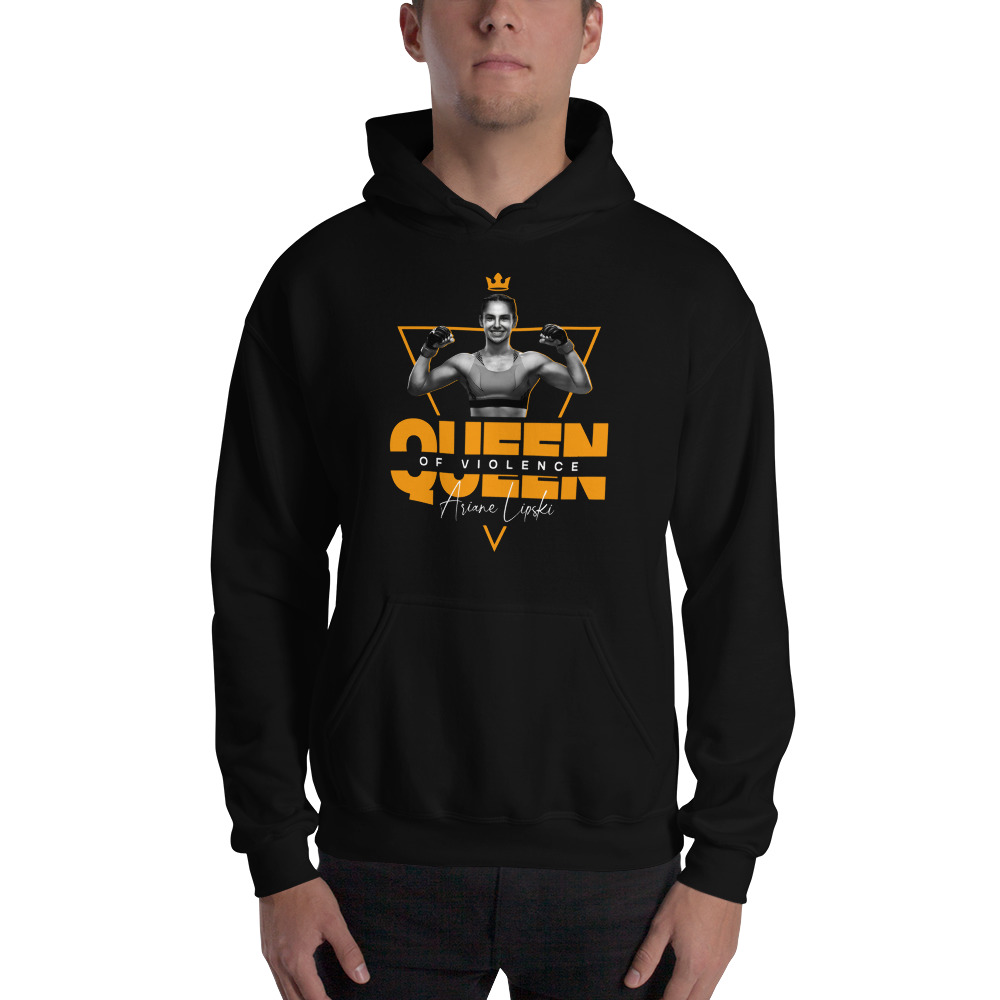 Queen of Violence Ariane Lipski Hoodie, White Logo