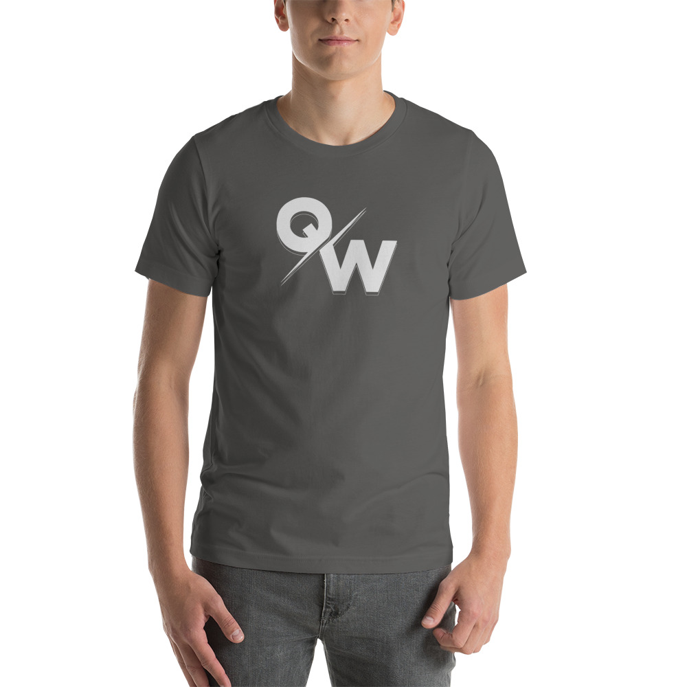 "QW" by Quincey Williams Shirt, White Logo