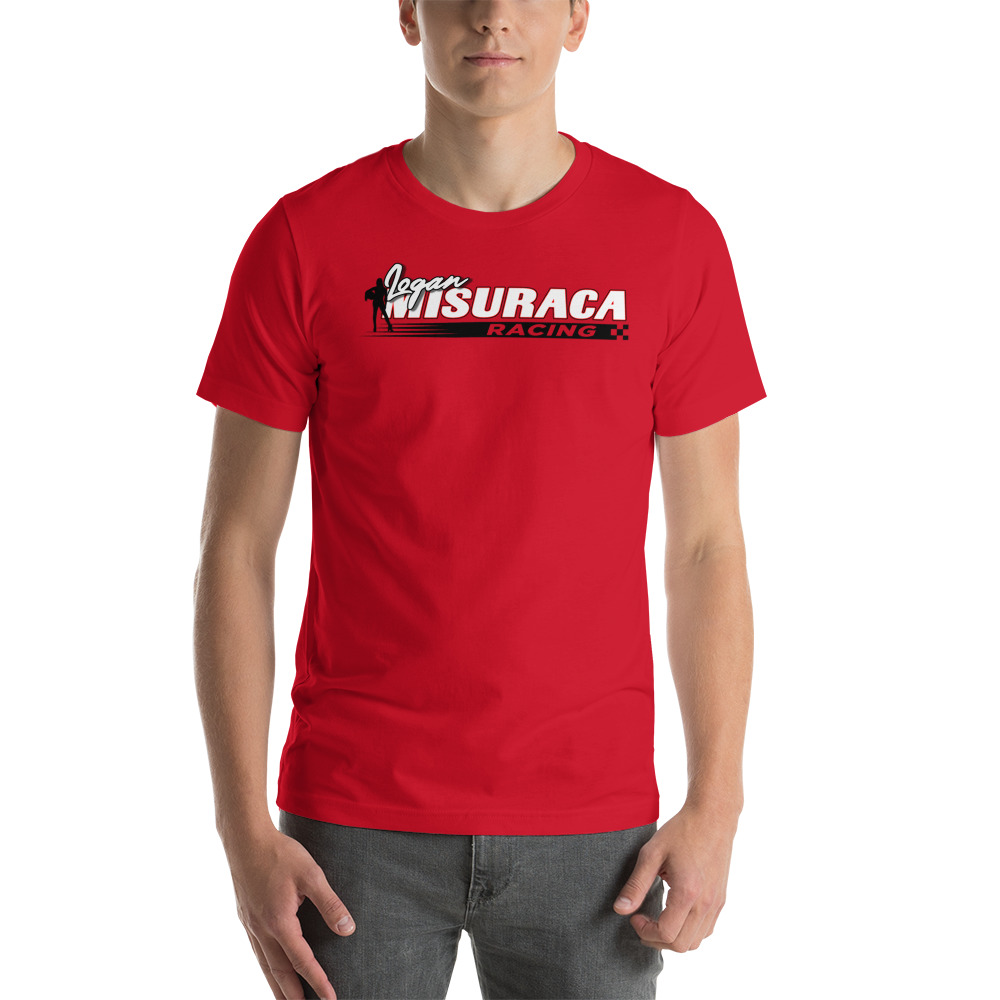 LIMITED EDITION Logan Misuraca Racing T-Shirt, Black Logo