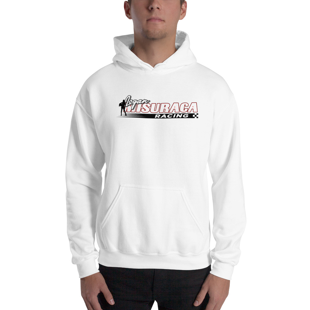 LIMITED EDITION Logan Misuraca Racing Hoodie, Black Logo