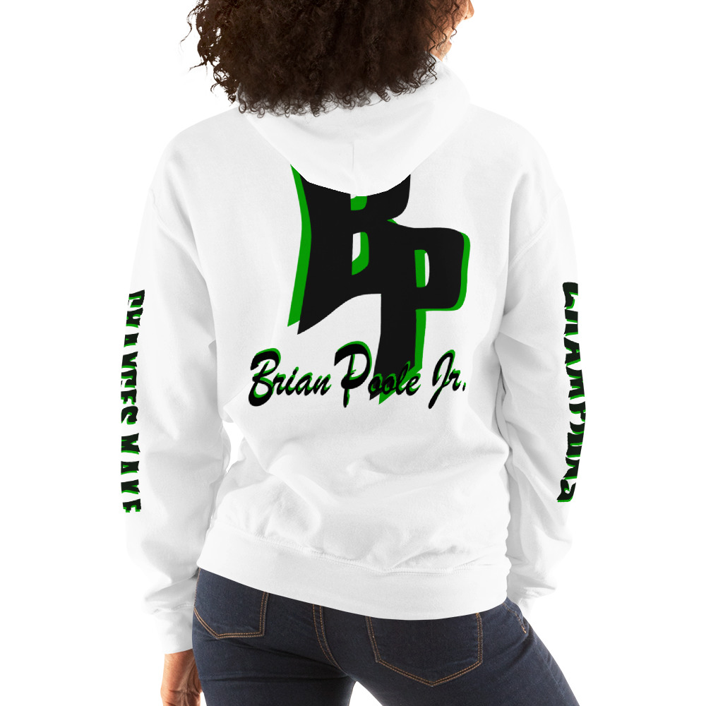 Brian Poole Jr. "The World Is Yours" by MAWI, Women's Hoodie, White
