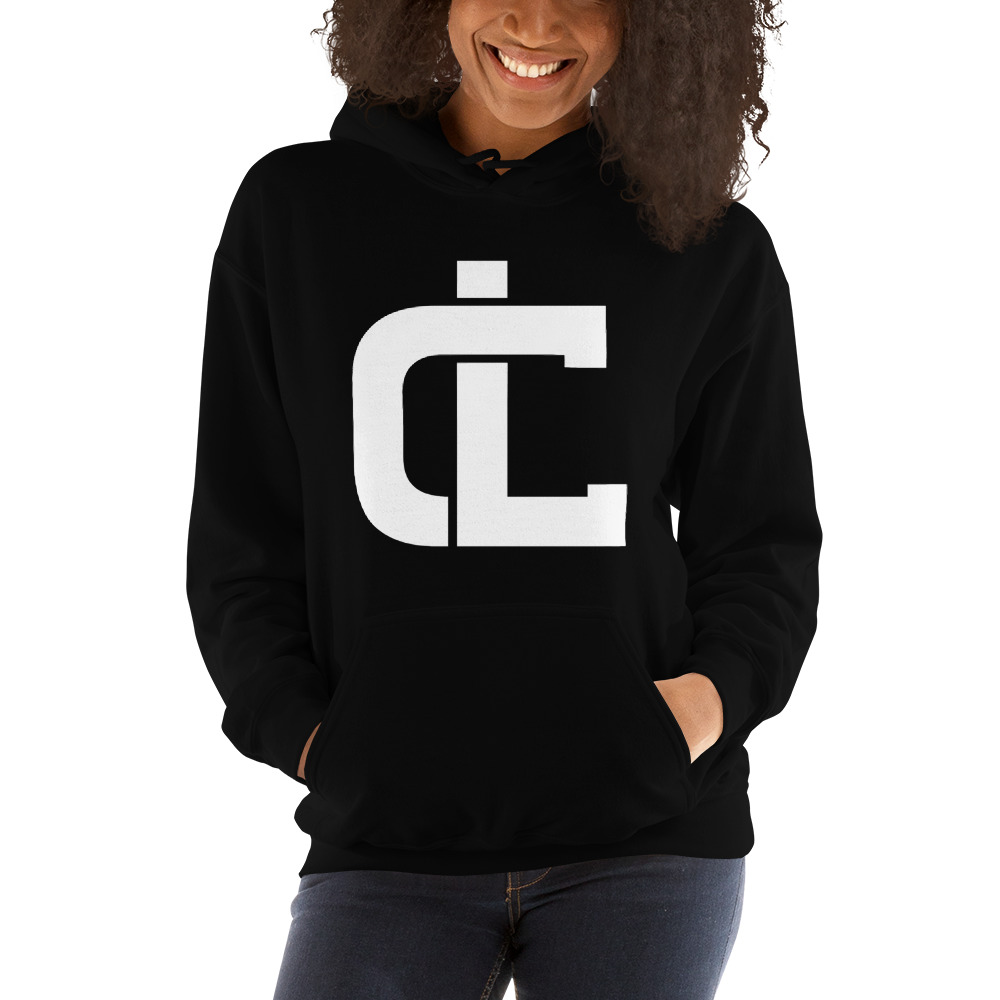 "LC" by Levert Carr Hoodie, White Logo