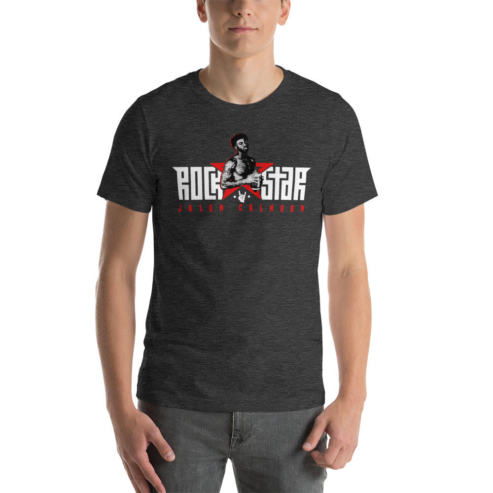 Rock Star Jalon Calhoun T-Shirt, White Logo
