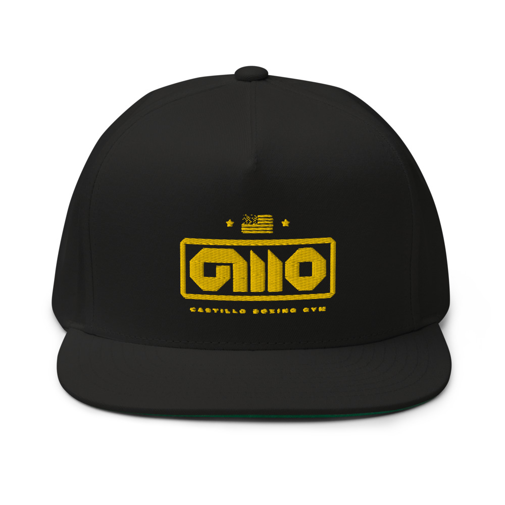 GMO Castillo Boxing Gym Hat, Gold Logo