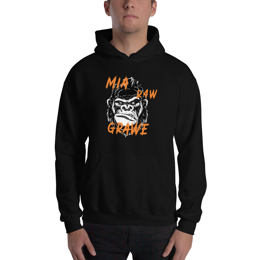 R4W Mia Grawe Hoodie, Orange Logo
