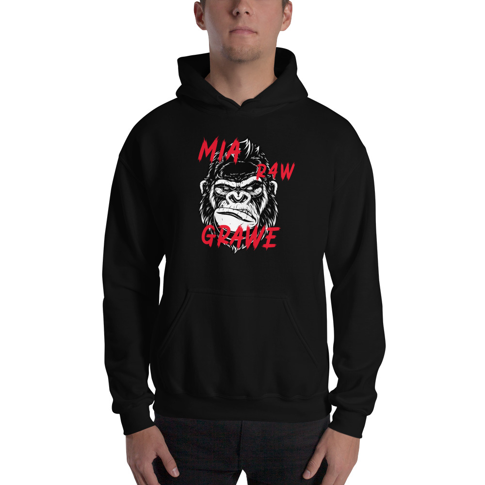 R4W Mia Grawe Hoodie, Red Logo