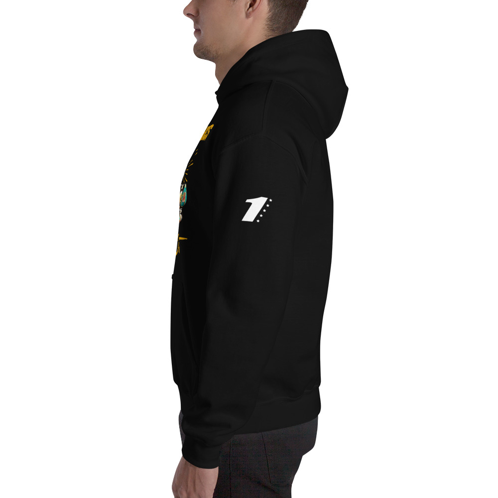 LIMITED EDITION "The One" Simon Marcus Hoodie, White Logo on MILLIONS LIMITED EDITION "The One" Simon Marcus Hoodie, White Logo