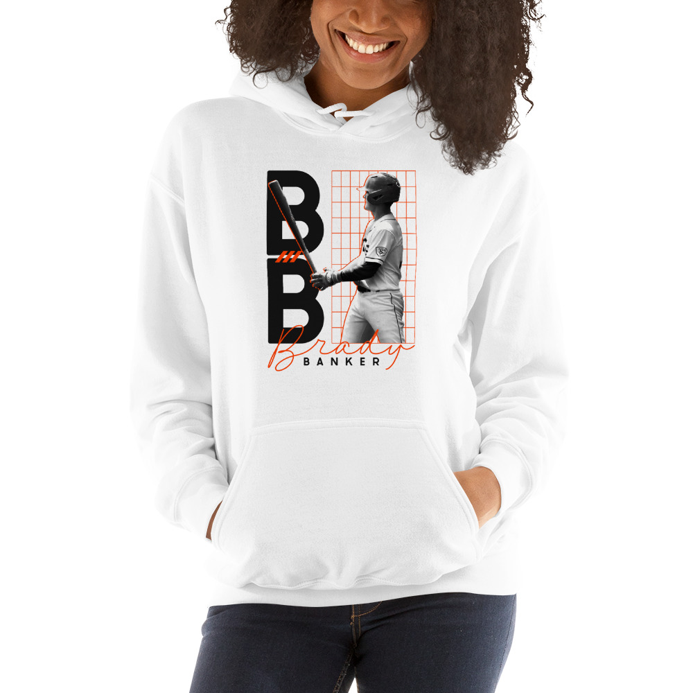 "BB" by Brady Banker Hoodie, Black Logo