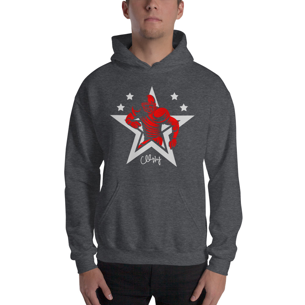 Charles Haley, Unisex Light Logo Hoodie