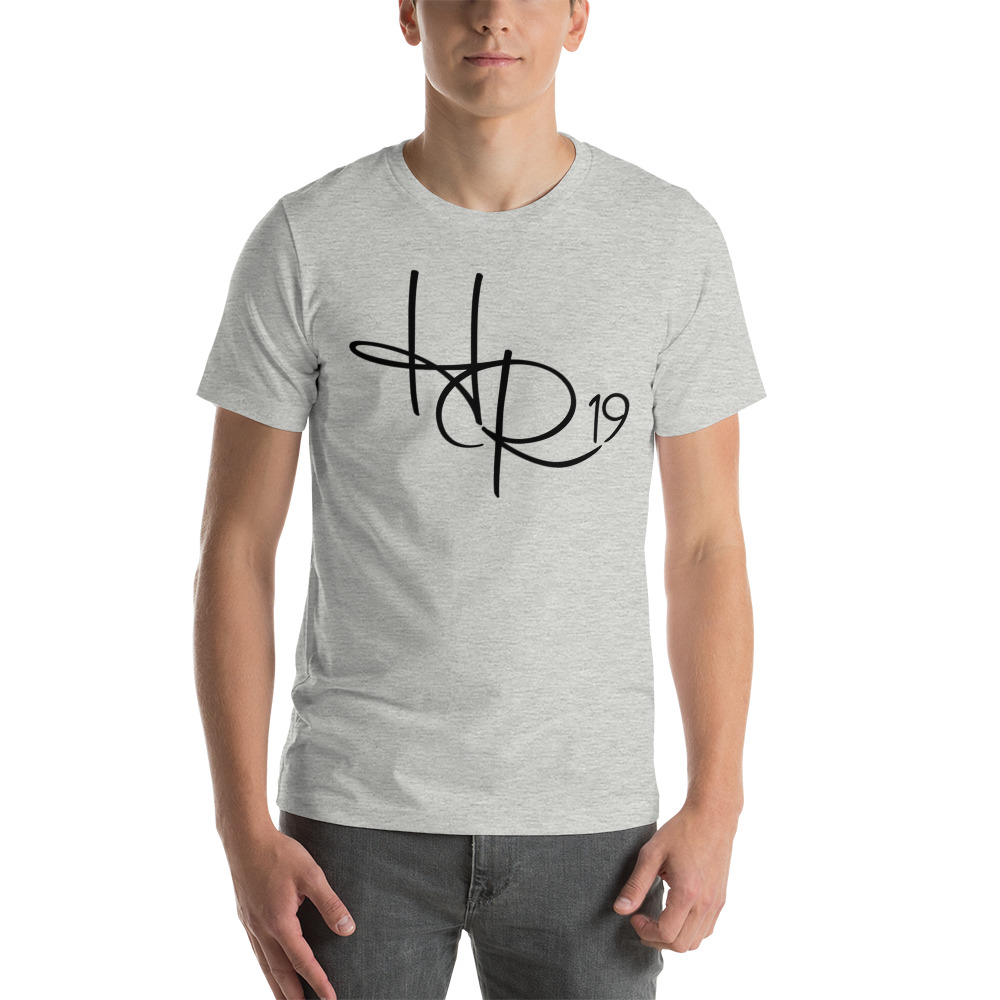 "HR19" by Hope Rose Shirt, Black Logo