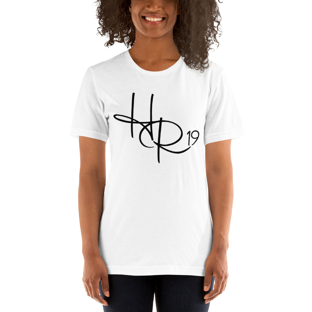 "HR19" by Hope Rose Shirt, Black Logo